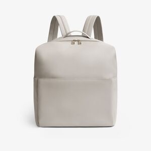 Mina Baie Stevie Vegan Leather Backpack in Stone